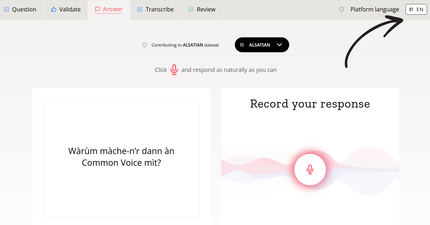 record Common Voice